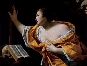 The Penitent Magdalene by Simon Vouet